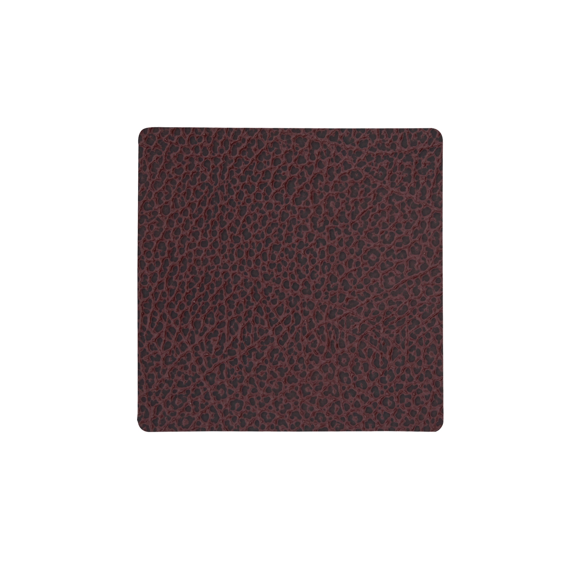 981099 HIPPO plum подстаканник квадратный 10x10 см, толщина 1,6 мм;LIND DNA 