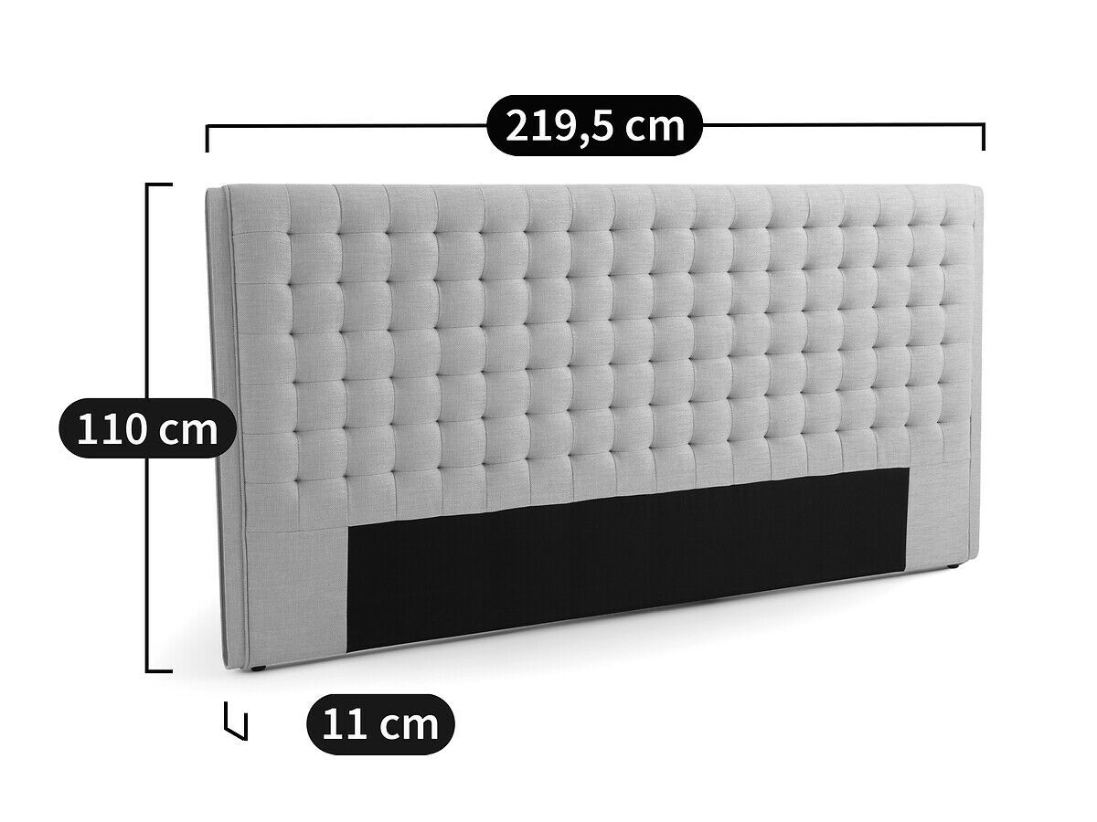 Ткань capitonné изголовье для двуспальной кровати AMPM ALEZAN ARCH-00067522 - Вид №5