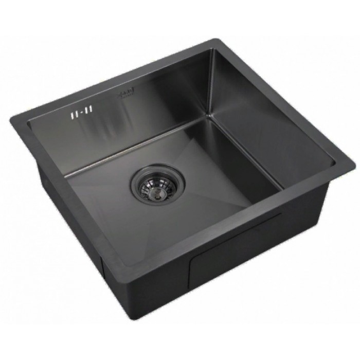 Мойка Zorg INOX-PVD 4844 GRAFIT, Zorg pvd 4844 GRAFIT Мойка кухонная прямоугольная Zorg  - Вид №1