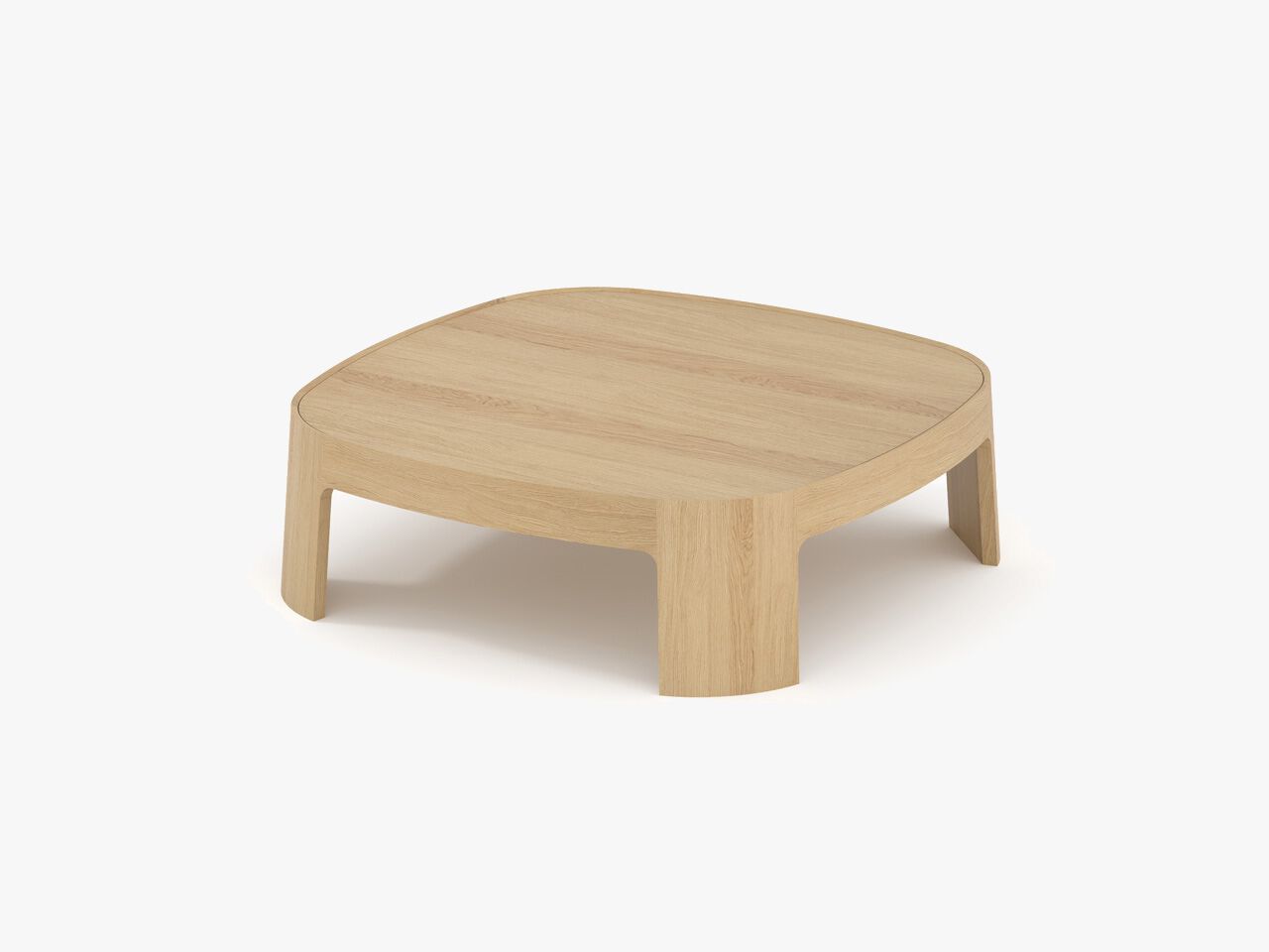 Низкий журнальный столик из массива дерева Air Division ARCH-00073390 - Вид №2