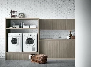 Birex Постирочный шкаф с распашными дверцами для стиральной машины Idrobox