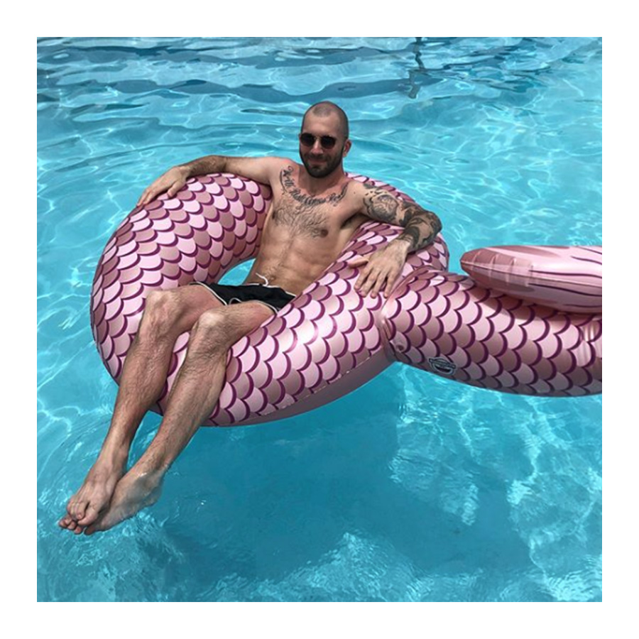 NTPF-0001 Круг надувной , mermaid rose gold BigMouth  - Вид №3