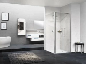 NOVELLINI Душевой уголок угловой с распашной дверцей Young
