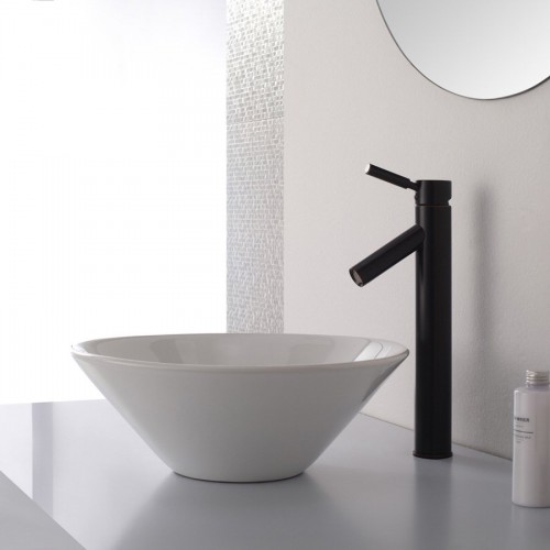 Смесители для умывальника FVS-1002ORB krausru  - Вид №5