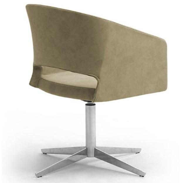 Leyform Кожаное кресло с 4 спицами и подлокотниками Reef 1988 - Вид №3