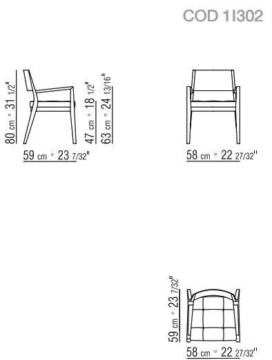 Flexform Кресло из ясеня sun-id-1407961 - Вид №1