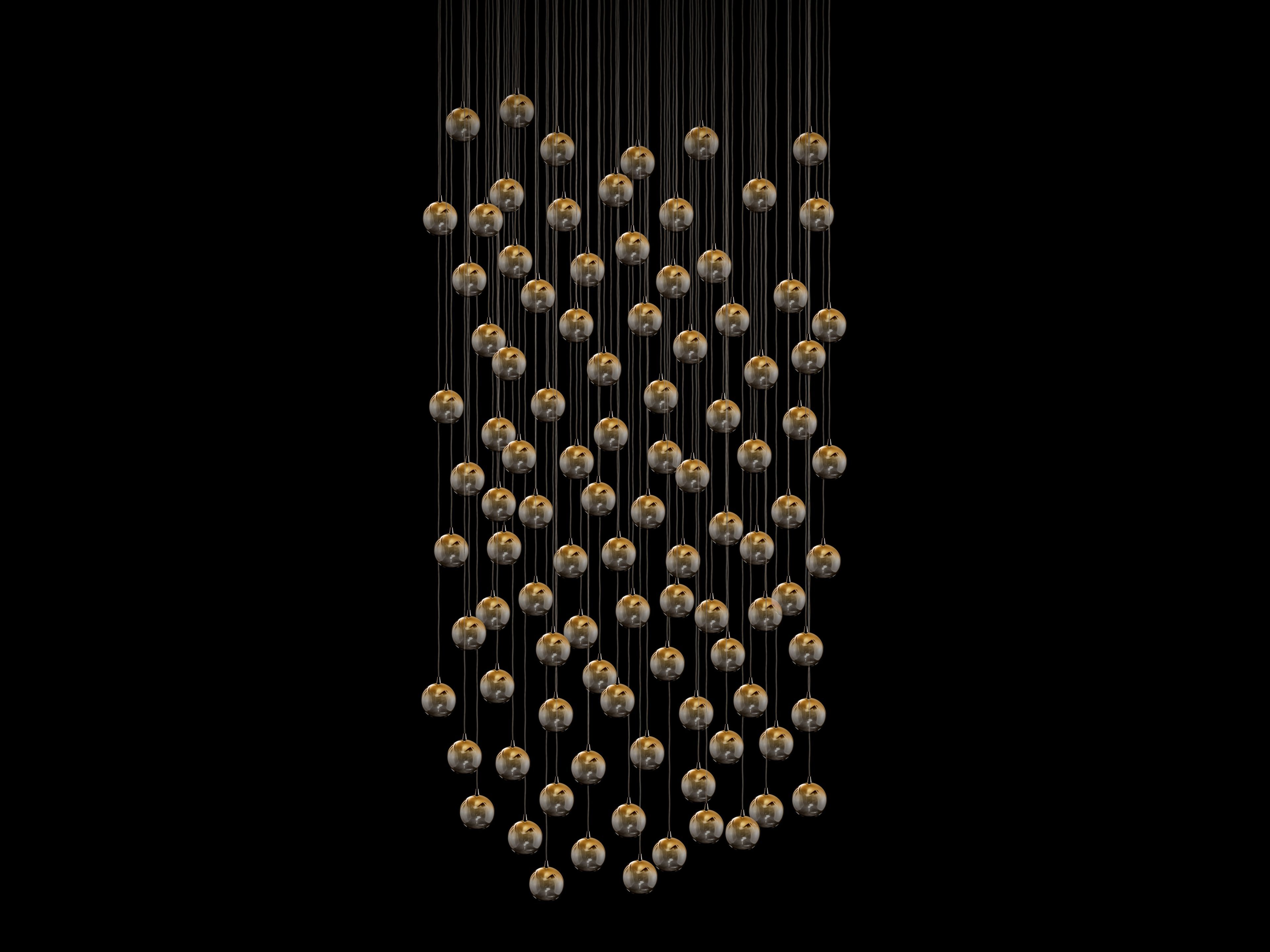 Металлический светодиодный подвесной светильник ILFARI Бальный зал ARCH-00152885 - Вид №1