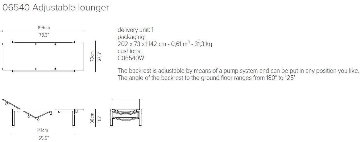 TRIBÙ Раскладная грядка Illum 06540 - Вид №7