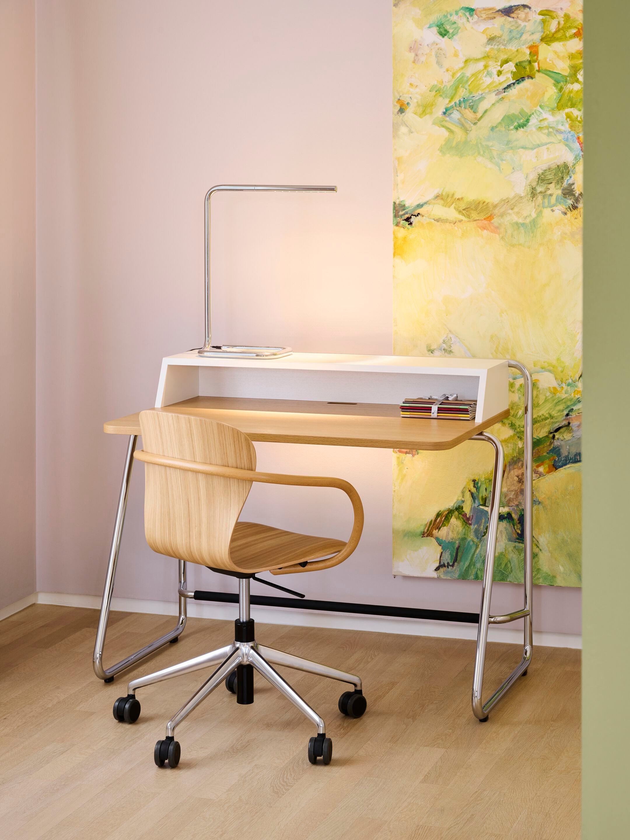 Деревянный стул с колесами с подлокотниками THONET S 220 ARCH-00139478 - Вид №1