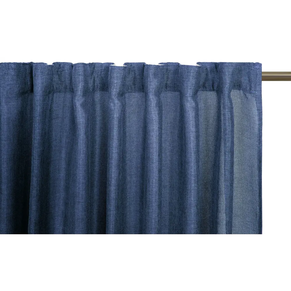 Штора KREAFORTA Looks с затемнением 200x260 см темно-синяя на ленте 89405470 STLM-1568349 - Вид №4