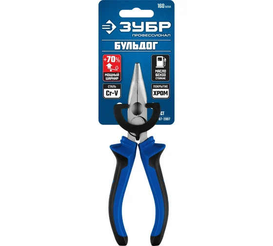 Тонкогубцы ЗУБР Профессионал Бульдог 2201-4-16 9170214 STDN-0012356 - Вид №1
