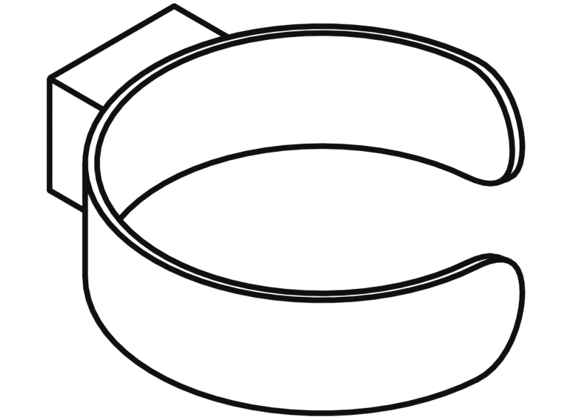 900.90.001XA держатель для ходунков HEWI System 900 - Вид №2