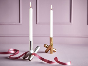 Стальной подсвечник