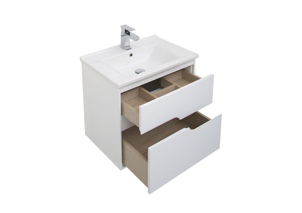 Тумба с раковиной Aquanet Модена 65 белый 0019848500182318 - Вид №3
