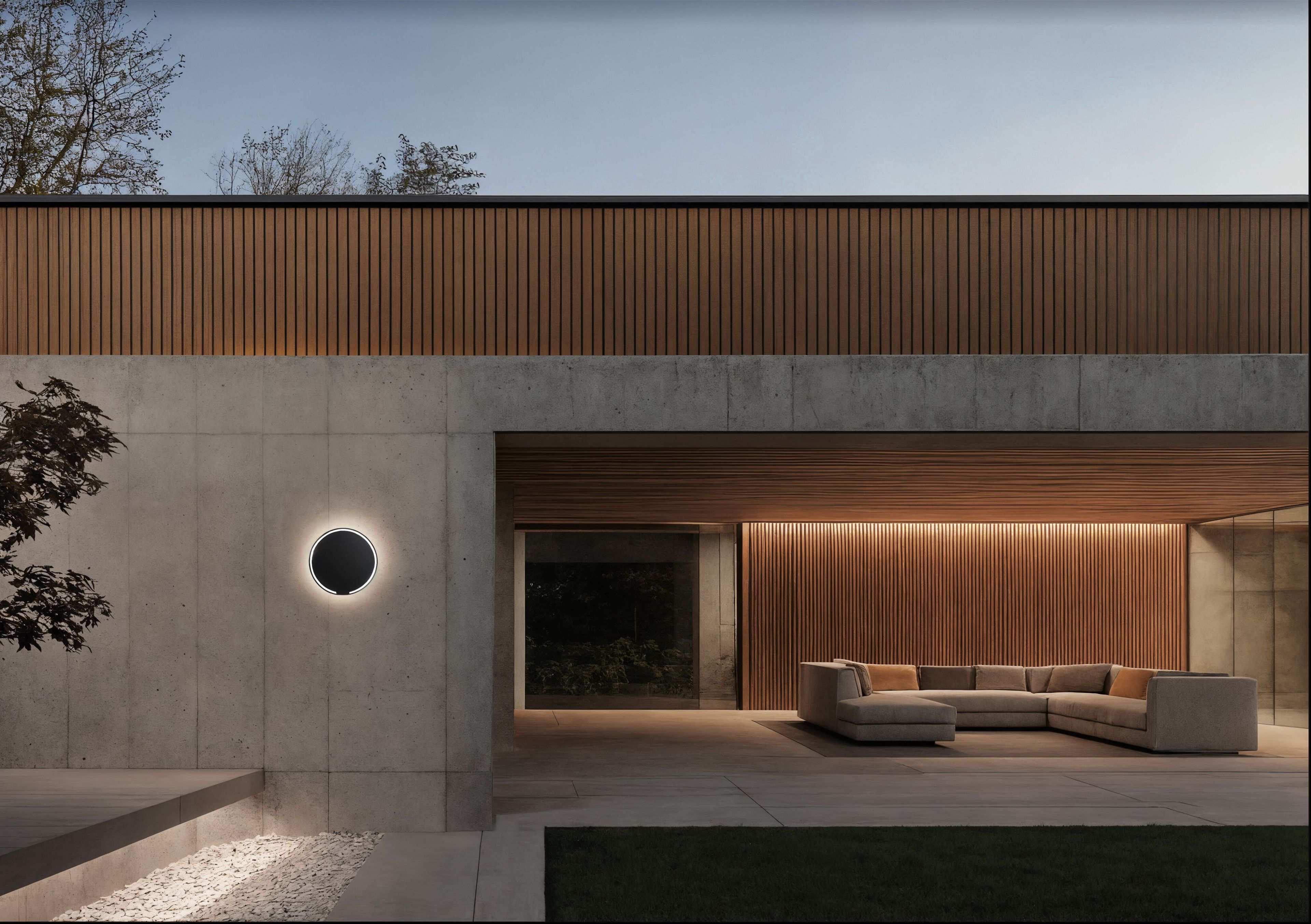 Литье под давлением алюминиевый открытый настенный / потолочный светильник SIMES Mood ARCH-00148568