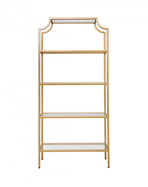 Стеллаж металлический золото "Восток" FOR MISS  263951 Золото  - Вид №5
