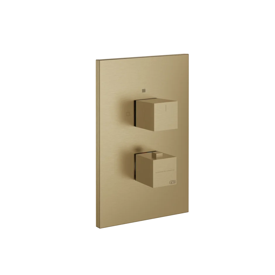Смеситель для душа 20184 726 Gessi Rettangolo k ТЕПЛАЯ БРОНЗА BR. PVD 20184726