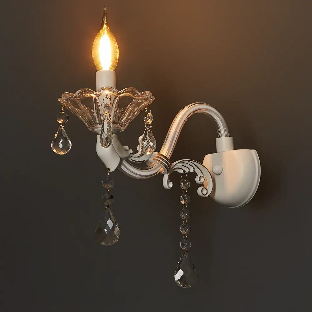 Бра Madlen L1086-1A, цвет белый LAMPLANDIA STLM-2112758