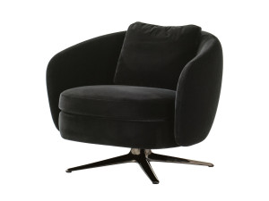 Тканевое кресло с подлокотниками