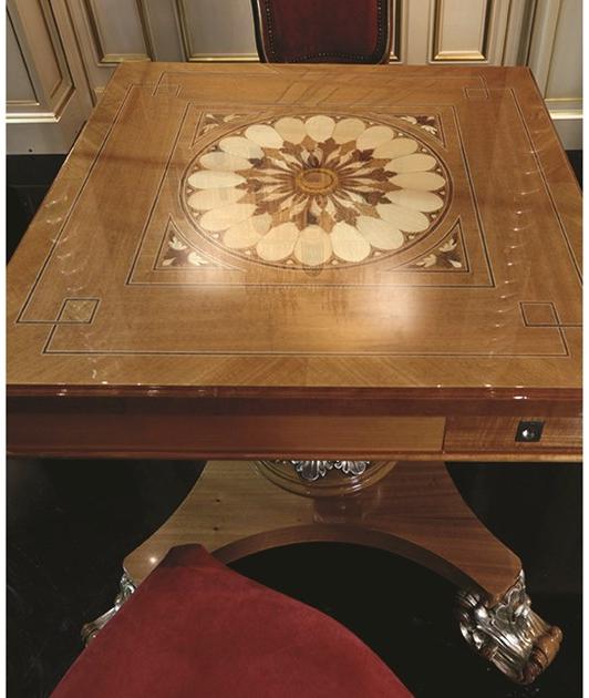 Arnaboldi Interiors Квадратный деревянный игровой стол sun-id-1502975 - Вид №1