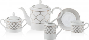 10672870 Noritake Сервиз чайный Noritake Царский дворец на 6 персон 15 предметов, фарфор Фарфор