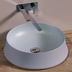 SH01TELAMATT Накладная раковина на столешницу  круглая Simas Sharp