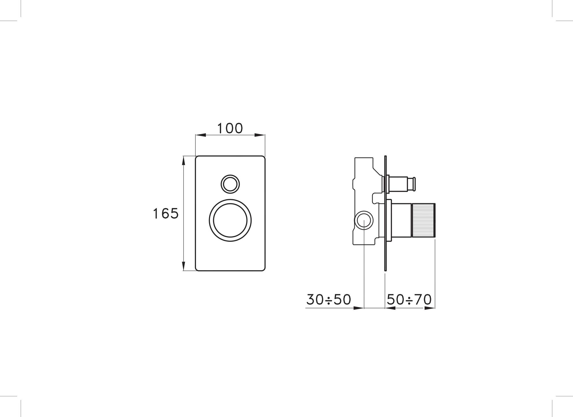RUBINETTERIE STELLA Смеситель для душа с переключателем Sirius sun-id-1477533 - Вид №2