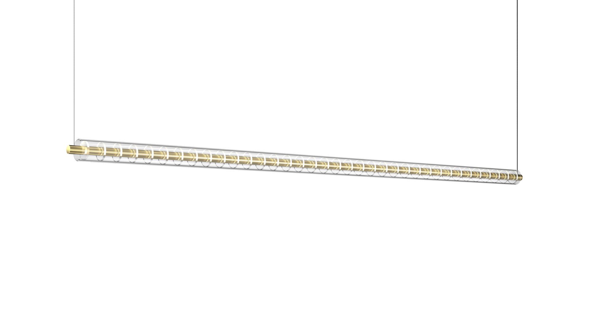 Алюминиевый и стеклянный подвесной светильник Arkoslight Loop ARCH-00007648 - Вид №5