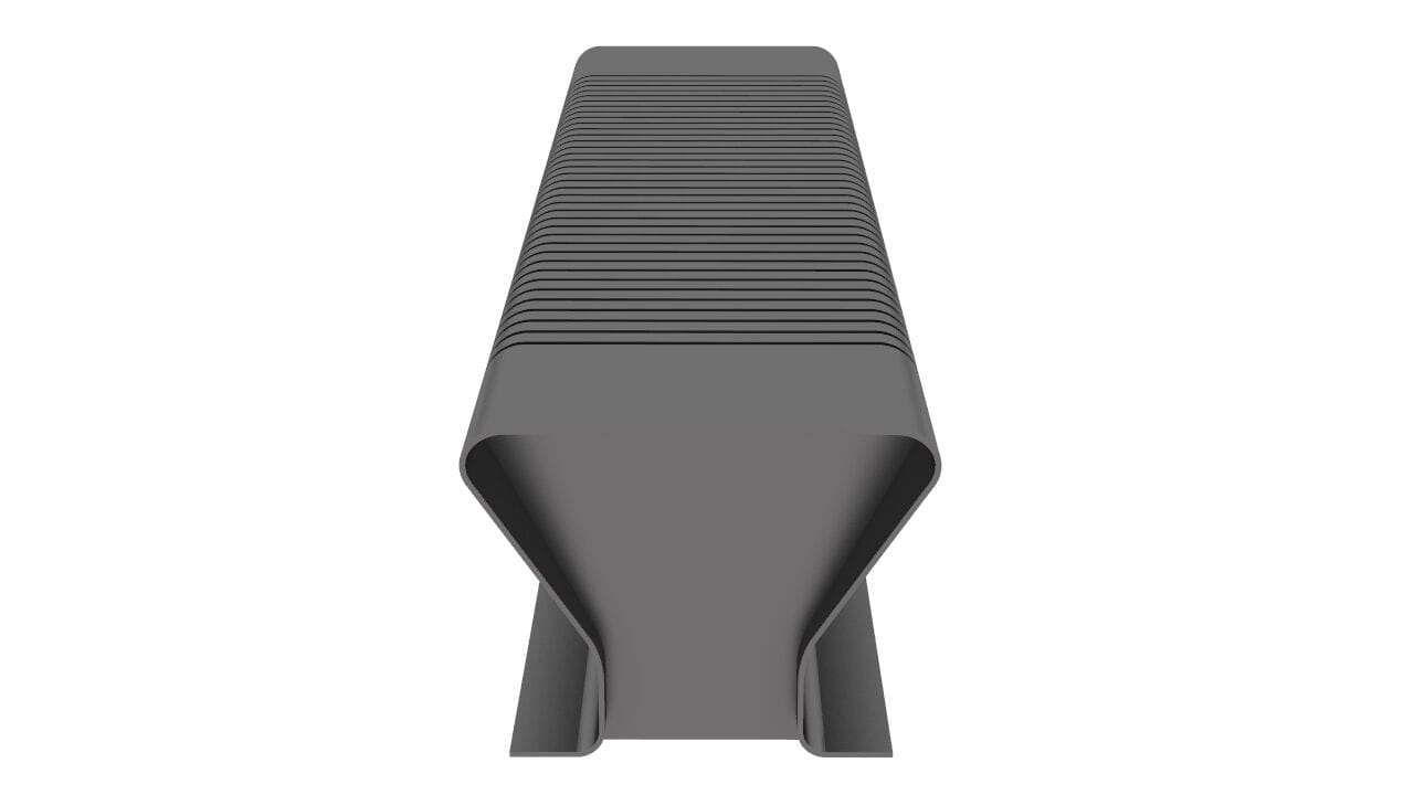 Стальная скамья без спинки CITYSì Zen ARCH-00078021 - Вид №3