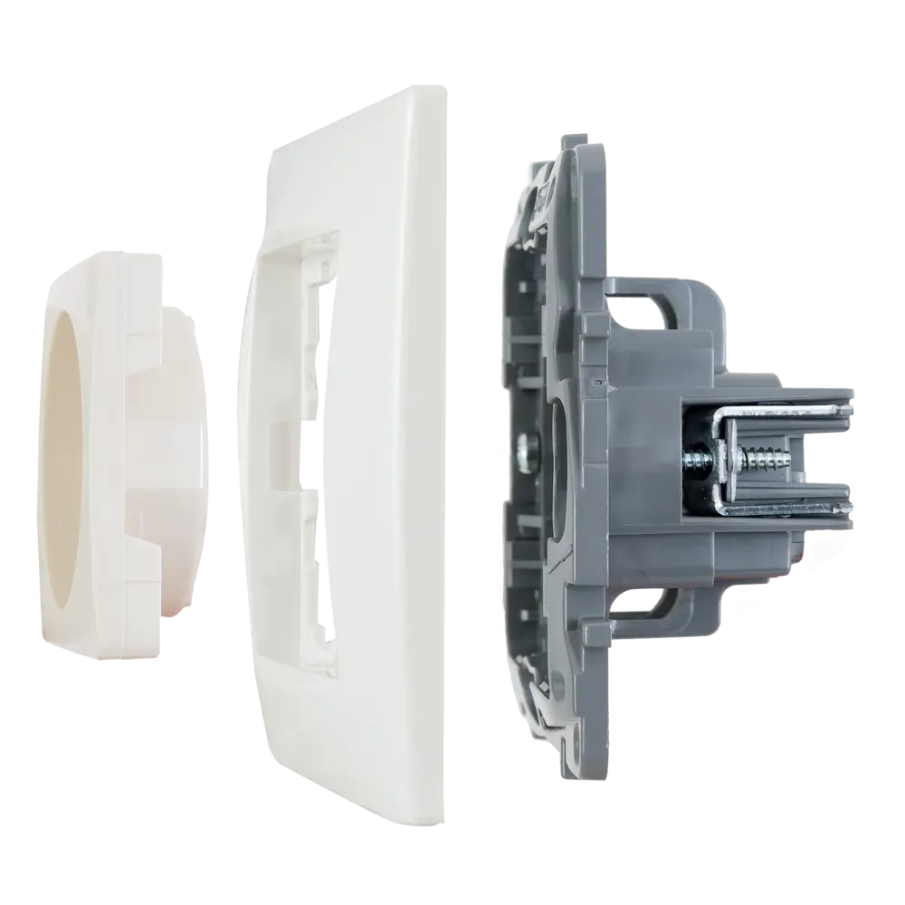 Legrand Etika - розетка скрытого монтажа без заземления, слоновая кость 17356417 STLM-1464602 - Вид №5