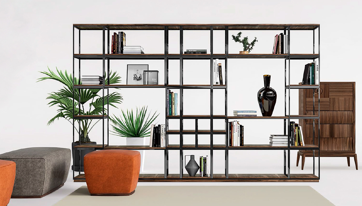 Стеллаж WALLIS VOLPI W006G Contemporary