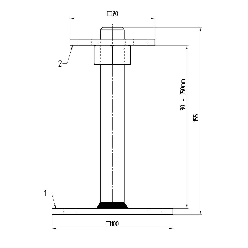 Анкер регулировочный GAH ALBERTS ARN 70-20-5 STLM-2042099 - Вид №4