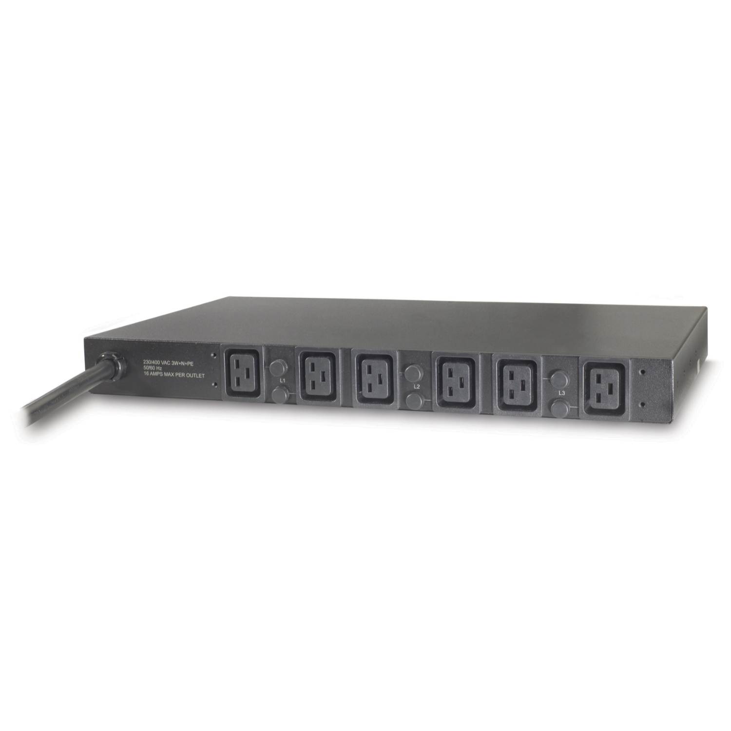 AP7526 ???????? ???? ????????????? ??????????????, ???????, 1U, 22 ???, 400 ?, (6) C19 Schneider Electric 