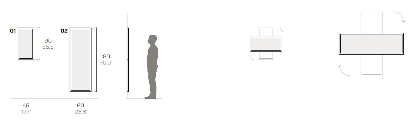 Магнитная доска объявлений из листового металла Fantin рамка ARCH-00129549 - Вид №4