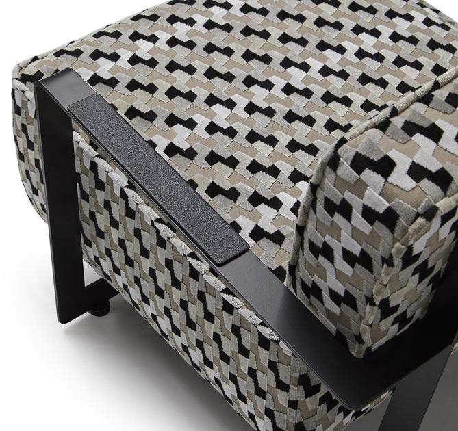 José Martínez Medina Кресло из ткани с подлокотниками Blacktone sun-id-1411143 - Вид №4