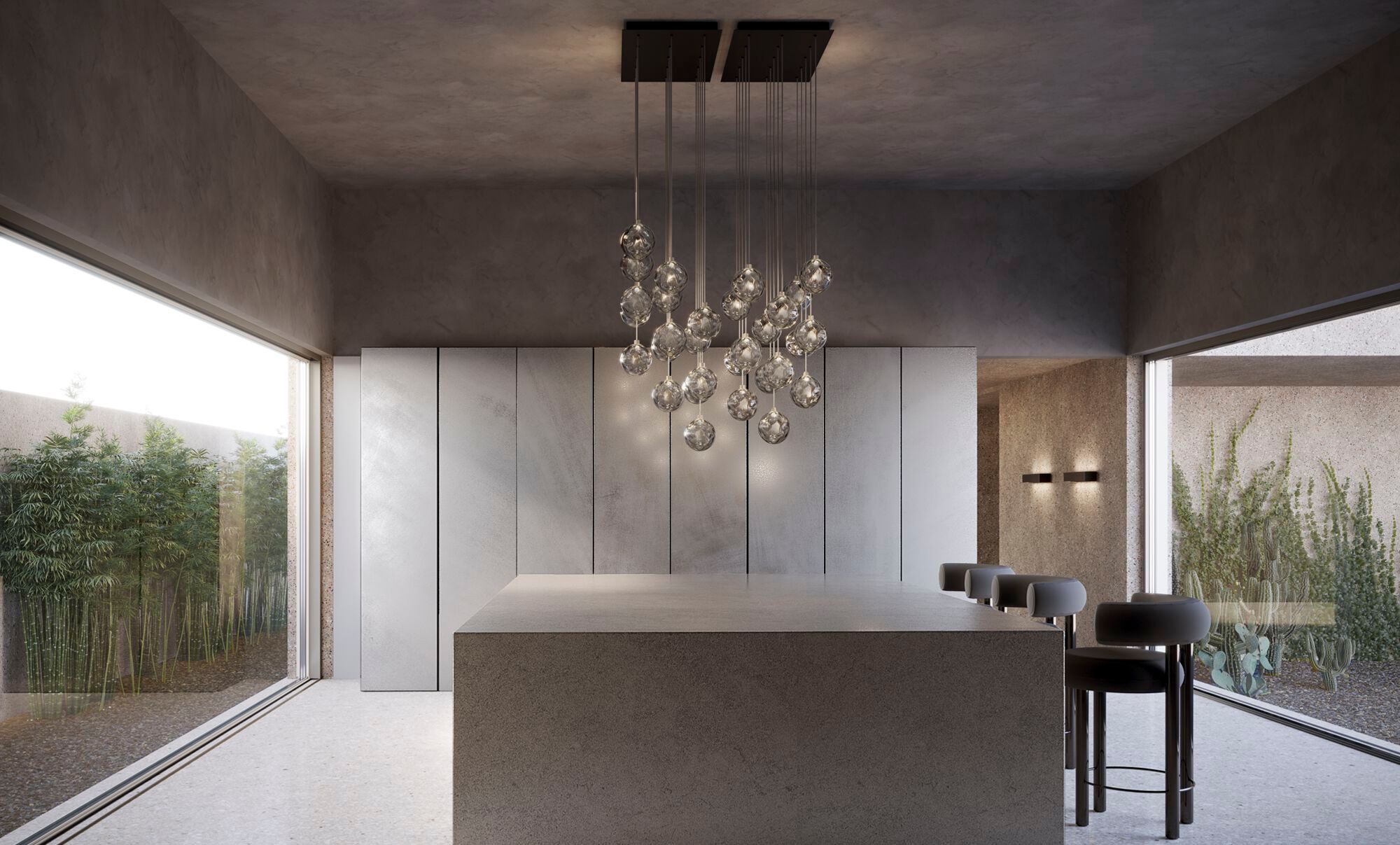 Выдувное стекло светодиодный подвесной светильник Panzeri Murané ARCH-00137276 - Вид №9