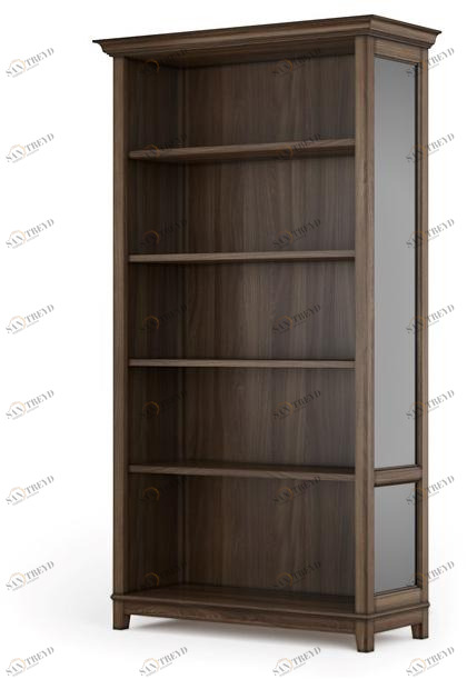 DWFI Открытый книжный шкаф из фанерованной древесины  00002367 