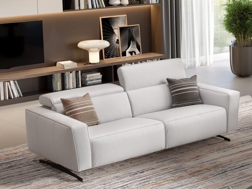 3-местный кожаный диван Sofanella Alesso ARCH-00148406 - Вид №8