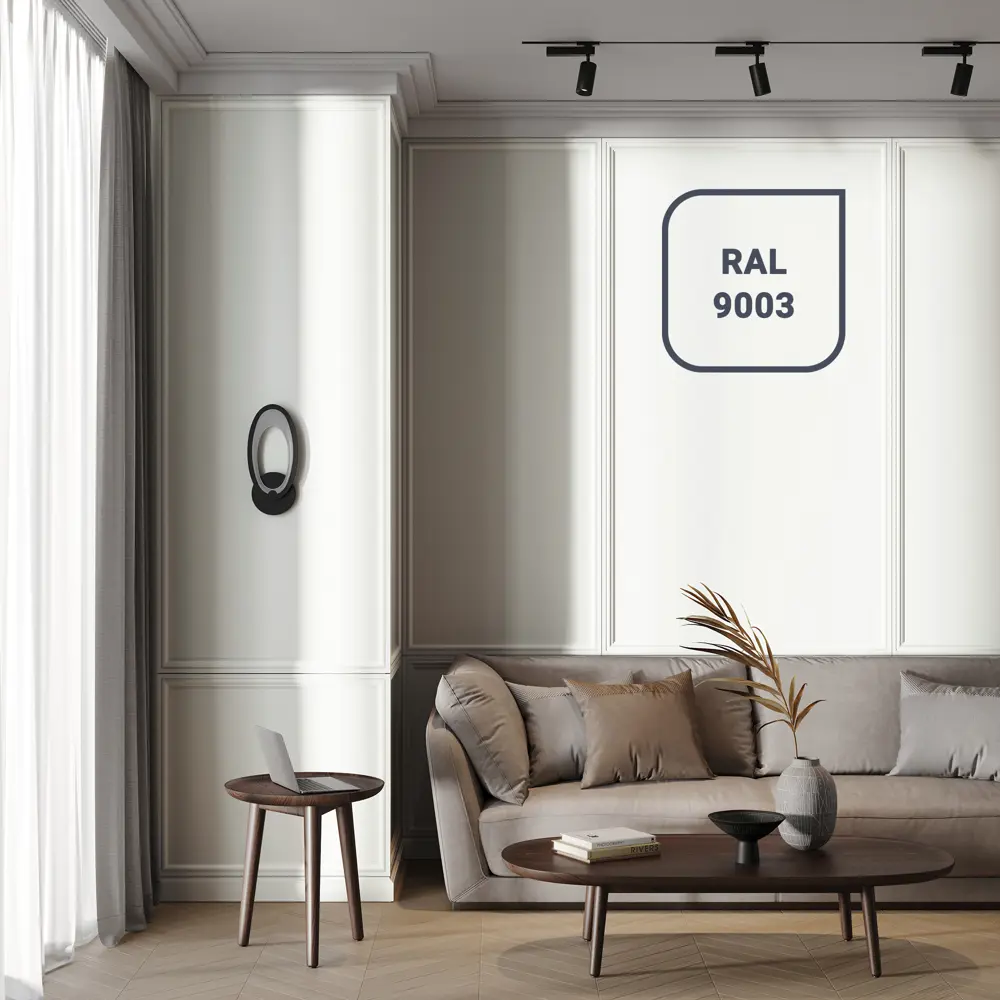 Краска для стен и потолков Ореол моющаяся глубокоматовая цвет белый база А 9 л STLM-2139651 - Вид №15