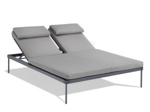 Двуспальная Садовая кровать с откидывающейся спинкой