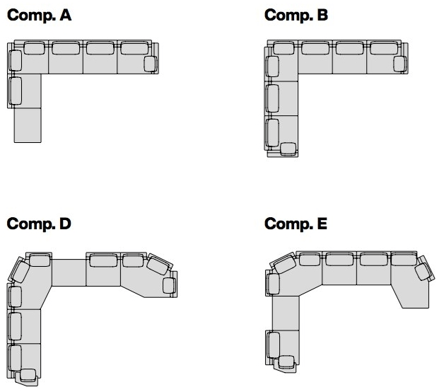 Porada Модульный угловой диван из ткани Twenty sun-id-1460573 - Вид №8