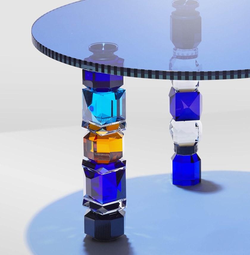 Reflections Copenhagen Круглый стол для гостиной из хрусталя sun-id-1370358 - Вид №2