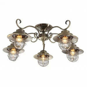 Потолочная люстра Arte Lamp 6 A4579PL-5AB ARTE LAMP ДИЗАЙНЕРСКИЕ 058510 Бронза