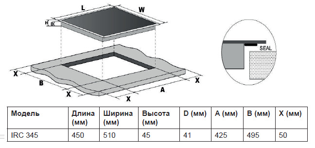 9292302 Электрическая варочная поверхность Indesit IRC 345 STDN-0084325 - Вид №7
