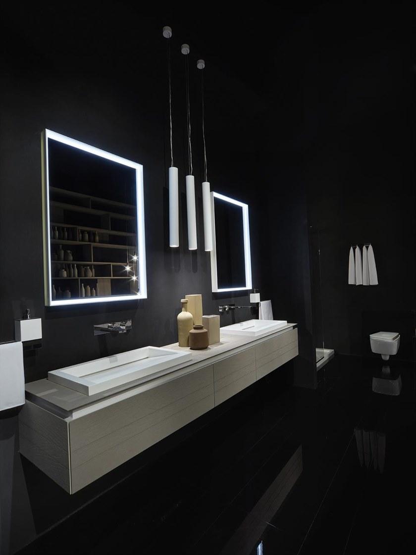 RIFRA Настенное зеркало для ванной в раме из кориана sun-id-1484444 - Вид №6