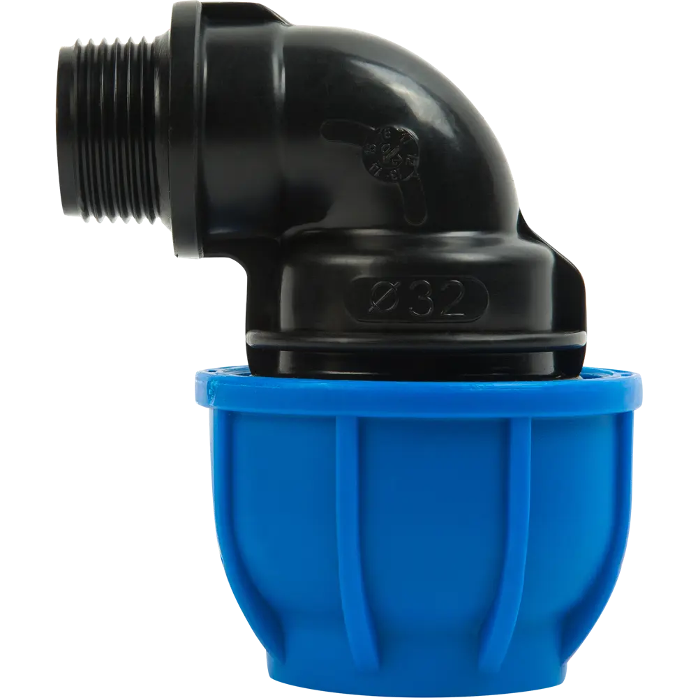 Отвод ПНД Unio ø3/4"х32 мм наружная резьба 82406321 STLM-2206964  - Вид №1