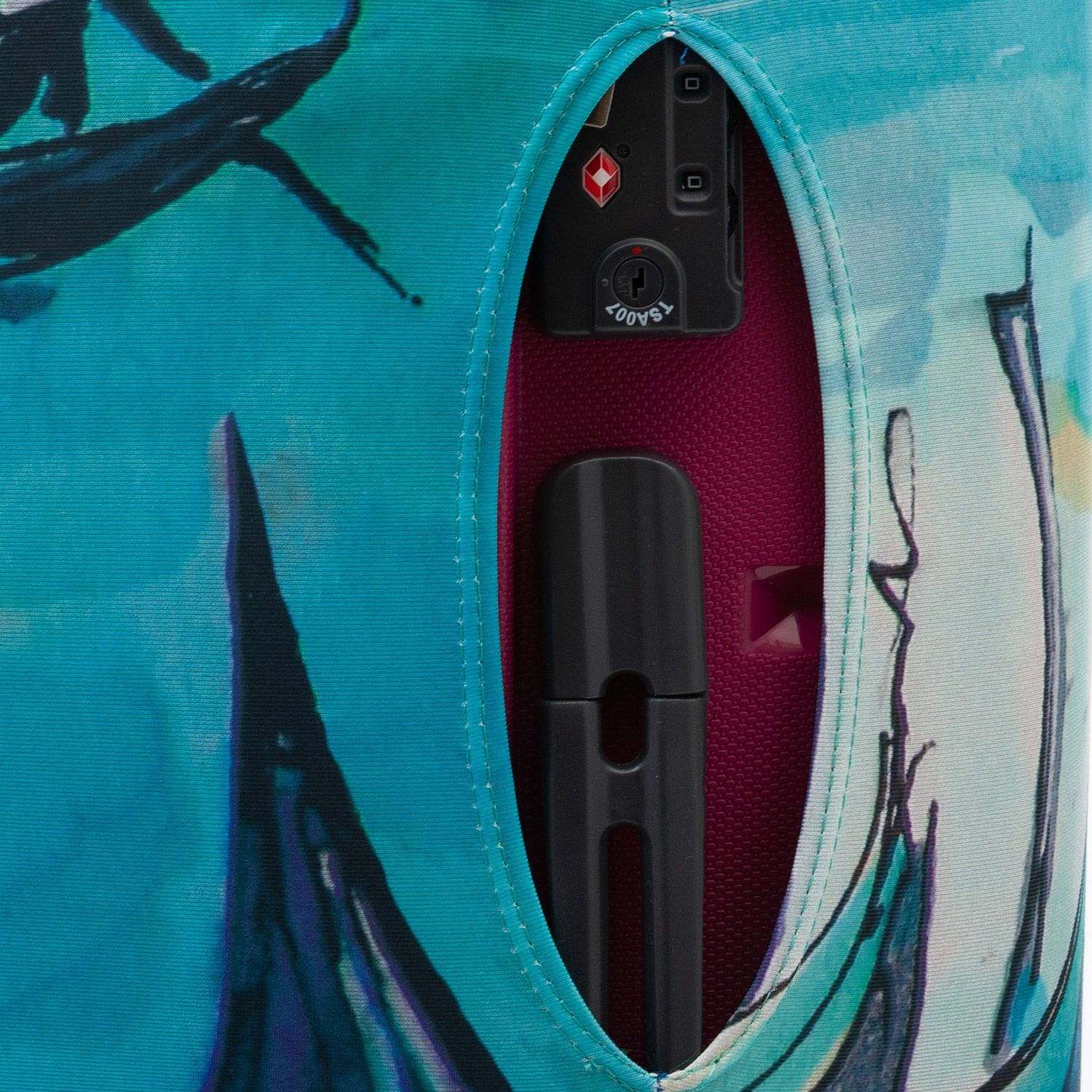 ECO Венеция M Чехол для чемодана средний Fancy Armor ECO - Вид №2