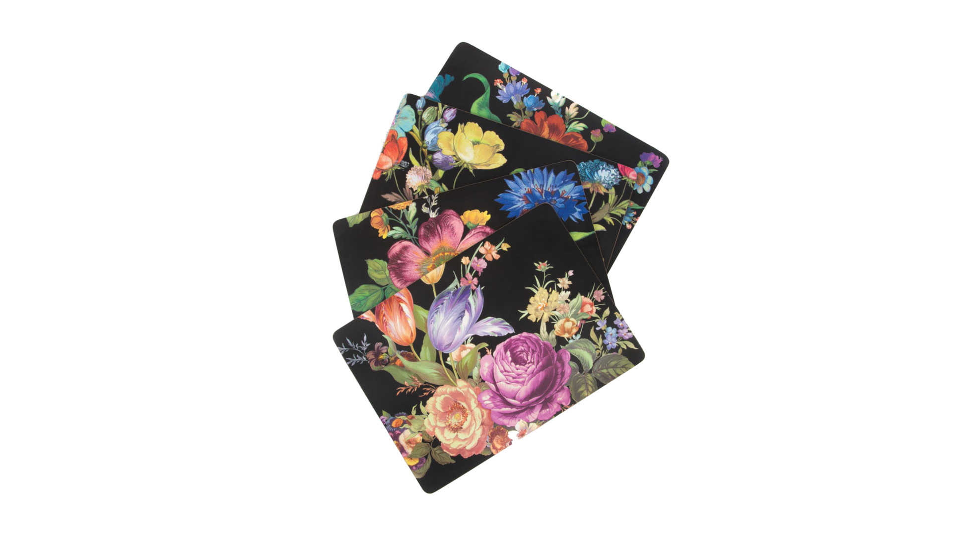 10623719 Mackenzie-Childs Набор из 4 подставок под тарелки пробка  - Вид №1