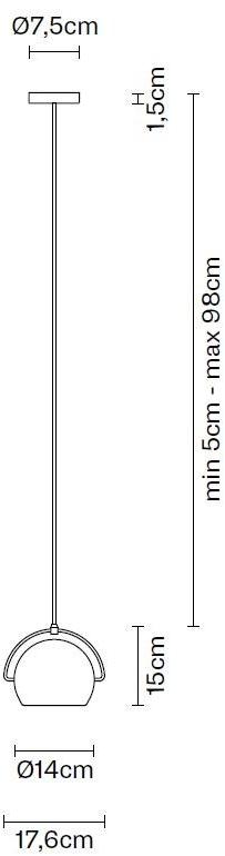 Fabbian Подвесной светильник из металла Beluga steel sun-id-1413911 - Вид №11