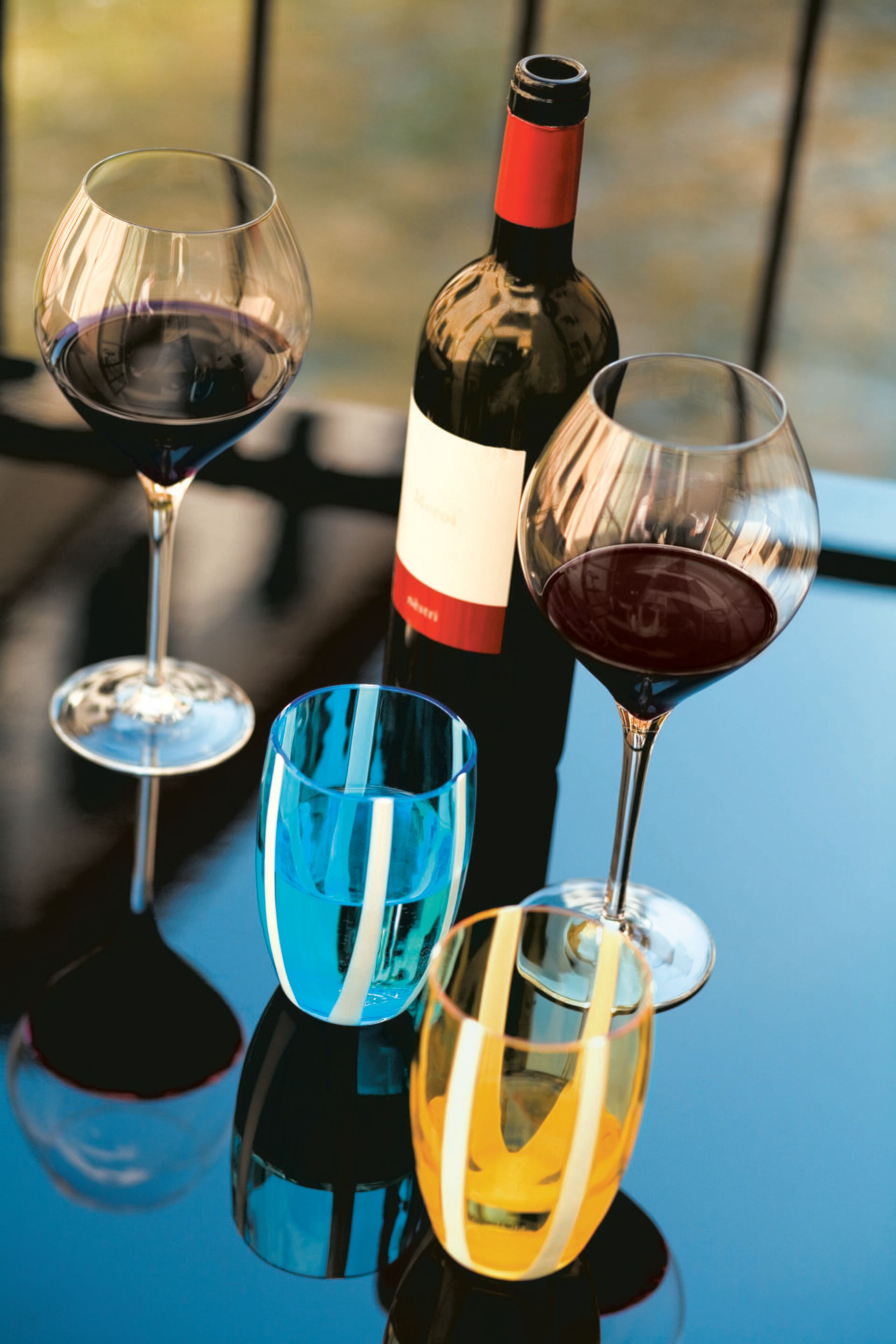 Стакан для воды Zafferano в полоску ARCH-00015277 - Вид №2